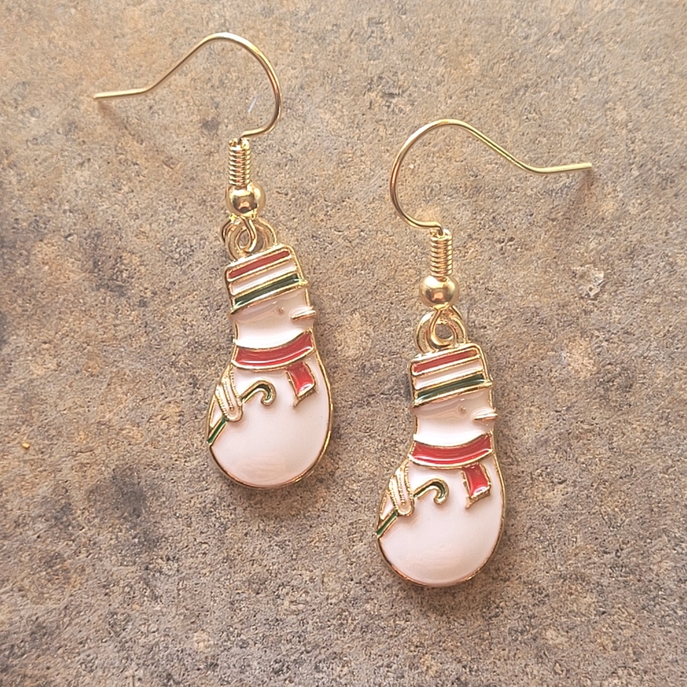 Snowman Holiday Earrings